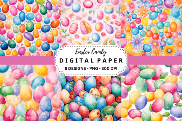 Designing Sweet Spring Projects with Easter Candy Backgrounds