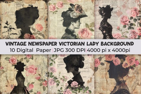 Elevate Your Designs: The Allure of Vintage Victorian Lady Backgrounds