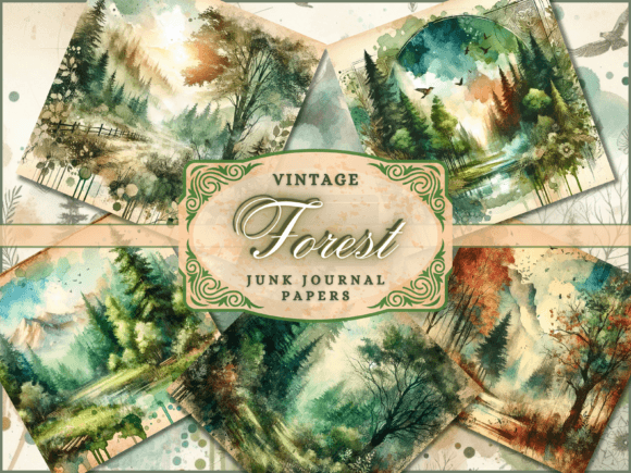Forest Backgrounds: A Woodland Background for Timeless Design