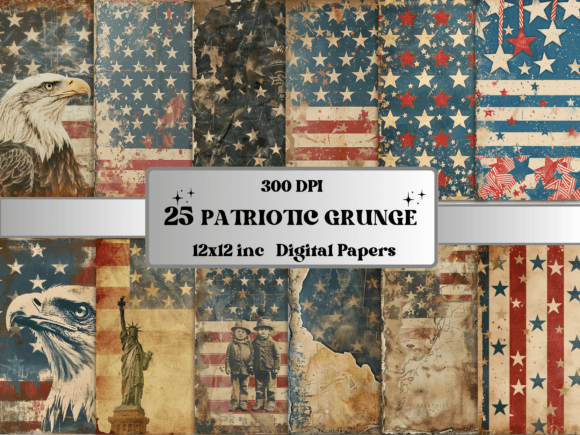 Infuse Your 4th of July Designs with Gritty Patriotic Charm