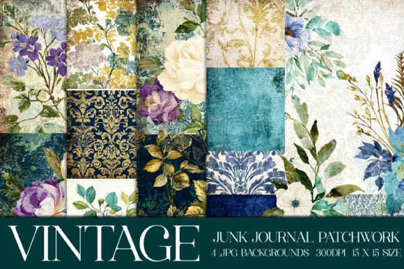 Unlocking the Art of Vintage Quilt Style Backgrounds, S20
