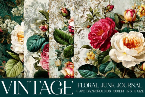 Unveiling the Elegance of Vintage Patchwork Florals
