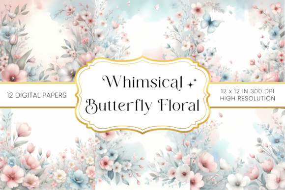 Whimsical Butterfly Floral Backgrounds: A Designer's Guide to Cottagecore Aesthetics